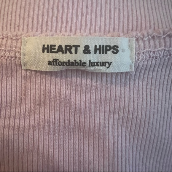 Heart & Hips Pink Tank Top size Large - Picture 4 of 5